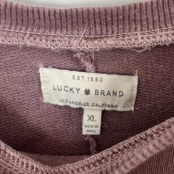 Lucky Brand Lace-Up Sweatshirt - Picture 8 of 15